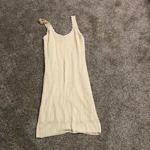 Lost + Wander Cream Midi Dress